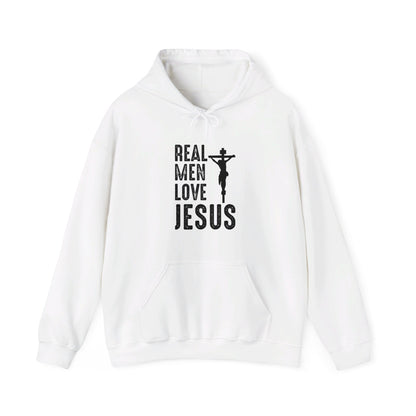 Real Men Love Jesus Hooded Sweatshirt