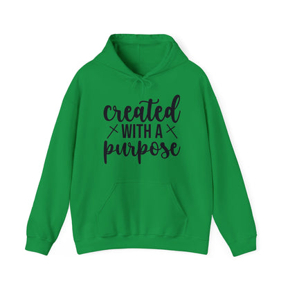 Created With A Purpose Hooded Sweatshirt