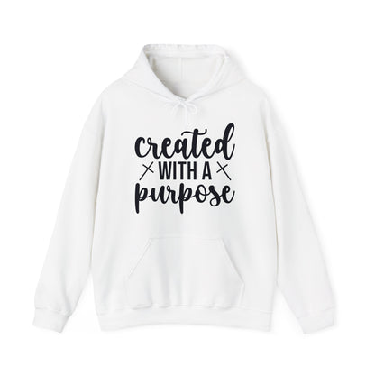 Created With A Purpose Hooded Sweatshirt