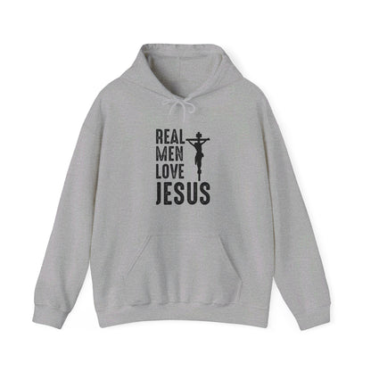 Real Men Love Jesus Hooded Sweatshirt