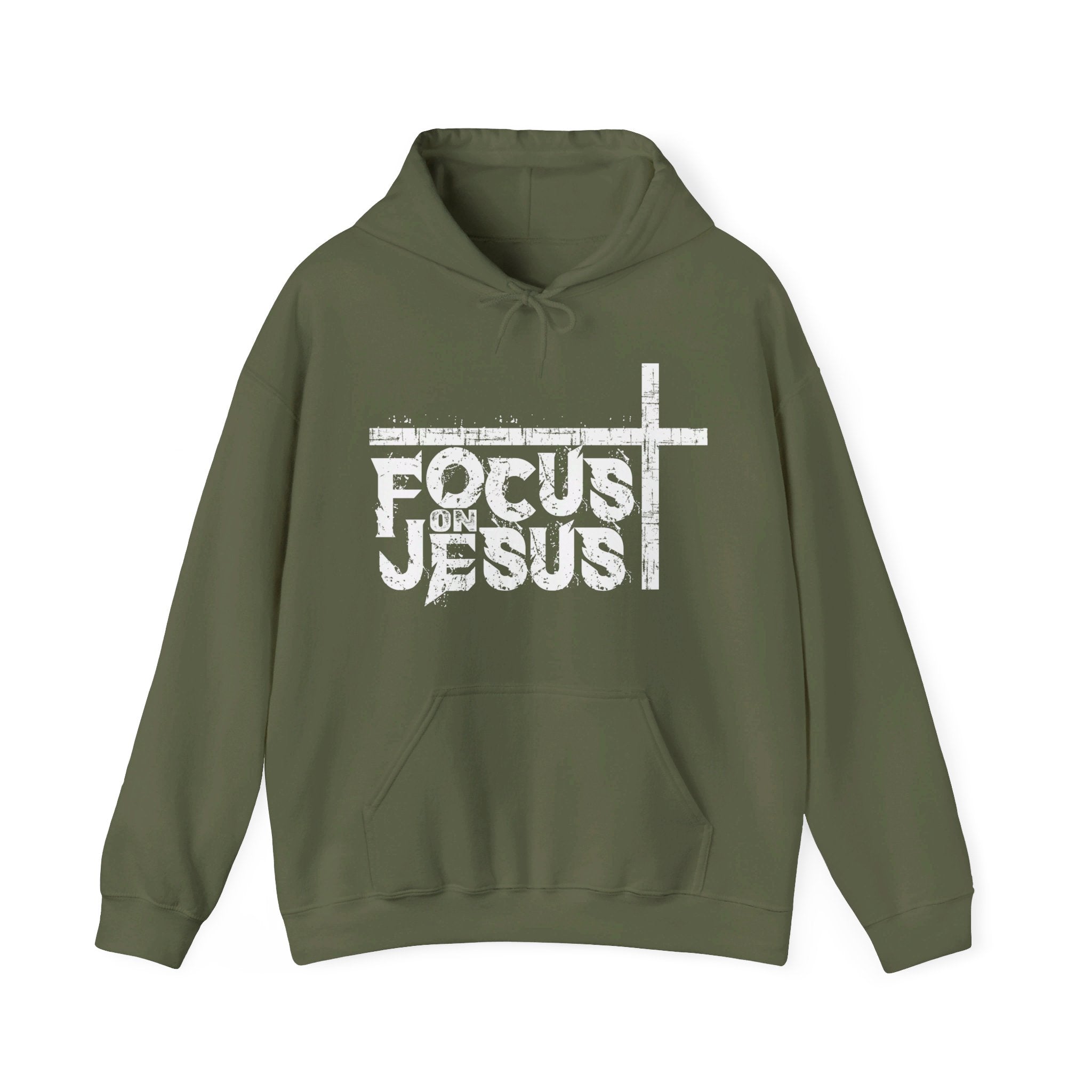 Focus on Jesus Hooded Sweatshirt