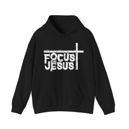 Focus on Jesus Hooded Sweatshirt