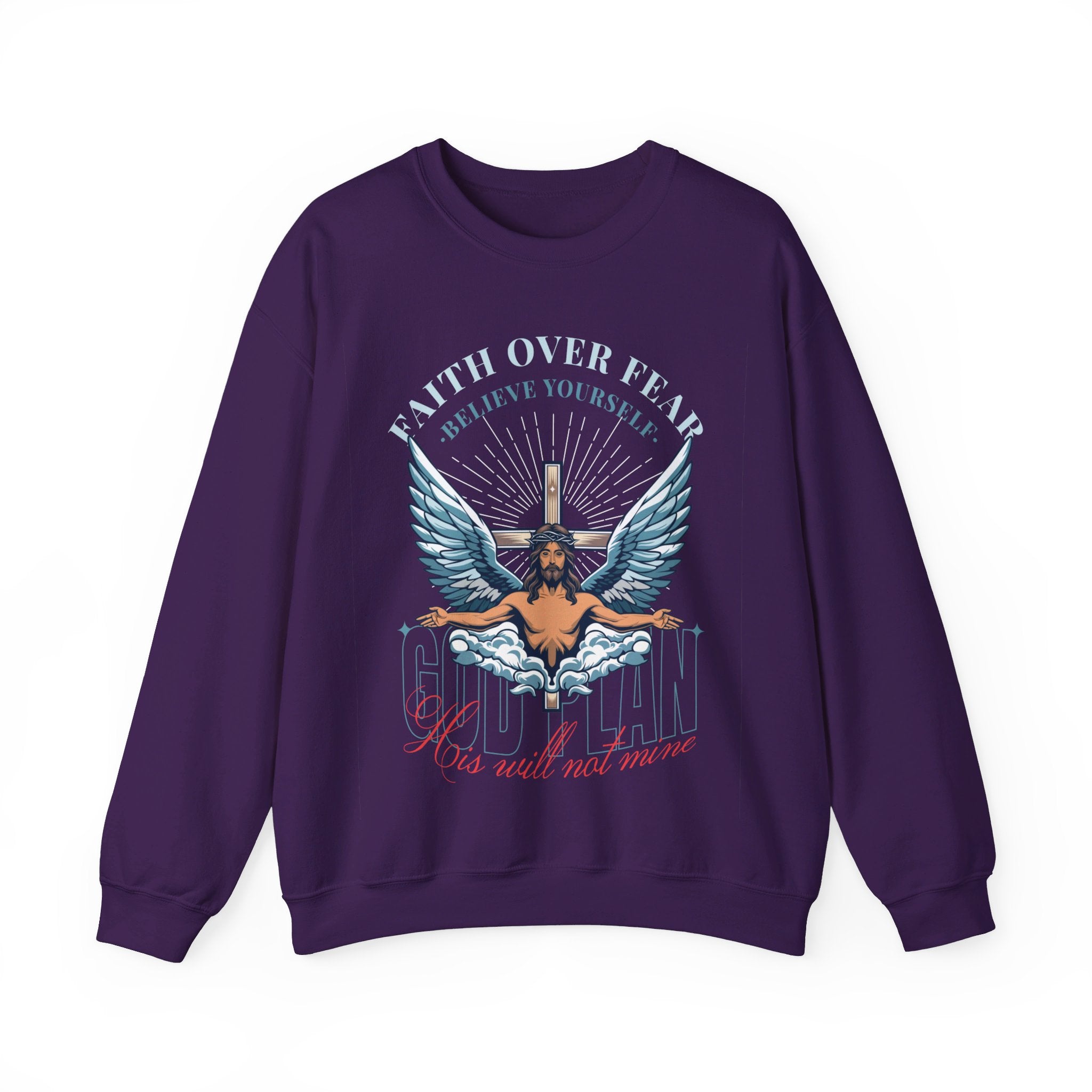 Faith Over Fear, Believe Yourself Sweatshirt