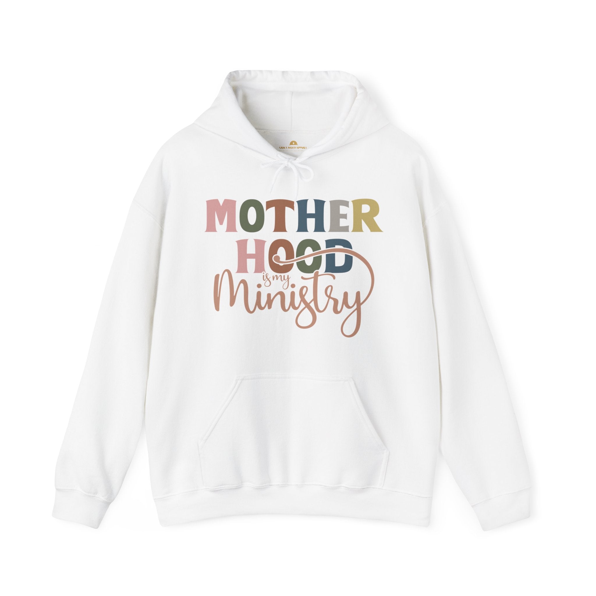 Motherhood is My Ministry Hoodie: Mom's Loving Service