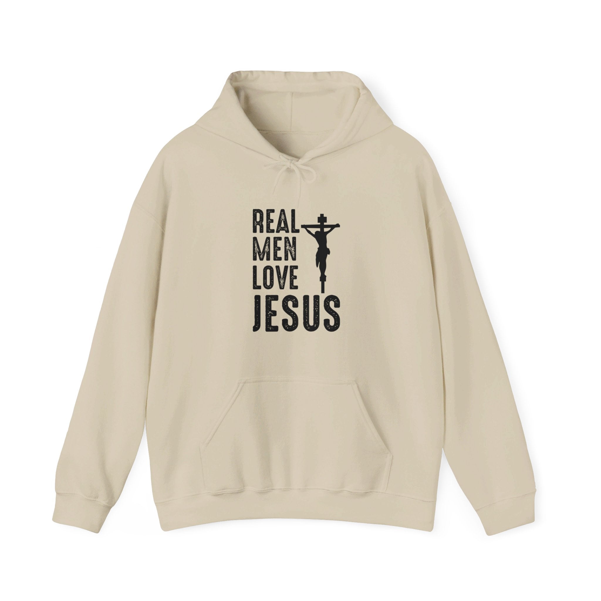 Real Men Love Jesus Hooded Sweatshirt